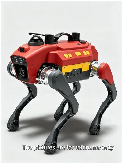 Robô quadrúpede de inspeção inteligente para segurança e inspeção industrial
